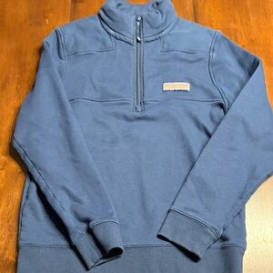 Vineyard Vines Kids' Blue Half-Zip Sweatshirt